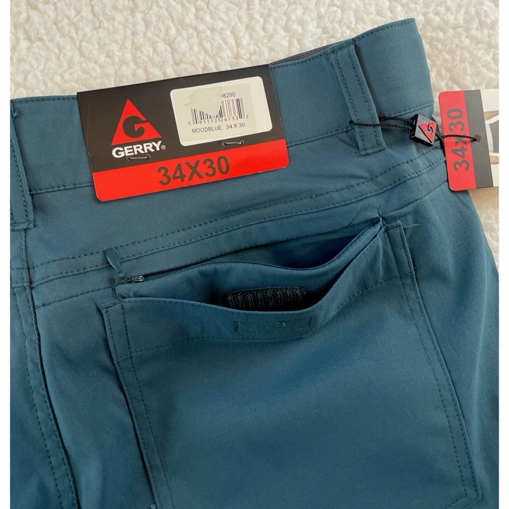 (NWT) GERRY • Mood Blue Straight Leg Venture Pants, W34 - Picture 10 of 15